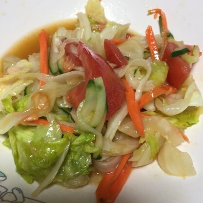 簡単で野菜をたっぷり食べられ美味しい‼️
色々な野菜で挑戦します(^｡^)